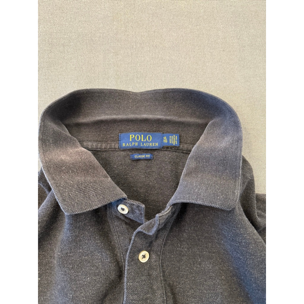 Polo Ralph Lauren men's gray classic-fit 100% cotton polo Size XL - Picture 9 of 11